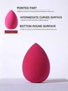 6pcs Random Color & Shape Makeup Sponges, Suitable For Cream And Powder Concealer, Foundation Application - Multicolor - View 3