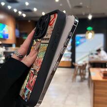 Coche de los Cazafantasmas con temática retro en color beige.funda de teléfono Fundas compatibles con Samsung,Apple,VIVO,OPPO,Motorola,Google,Xiaomi y Honor.Fabricadas en silicona TPU,ofrecen protección contra golpes y caídas. - Negro - Ver 6