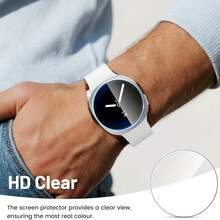 Bộ 4 miếng dán bảo vệ màn hình cho Galaxy Watch 8 40mm 44mm/Watch8 Classic/Watch8 Ultra (2025), kính cường lực 9H vừa khít, chống vỡ và chống trầy xước, tương thích với màn hình Galaxy Watch 5/6/7/8 40mm/44mm, độ phân giải cao, siêu mỏng và dễ dàng lắp đặt. - 4 chiếc cho Galaxy Watch 8 Classic 46mm - Xem 9