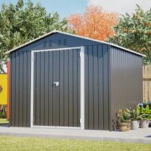 Storage Sheds - NEW-8x6FT Black+With Foundation - View 7