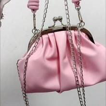 Cute Ruffle Cloud Shoulder Bag, Woodland Style Small Crossbody Bag, Handbag, Princess Bag For Girls, Summer - Multicolor - View 3