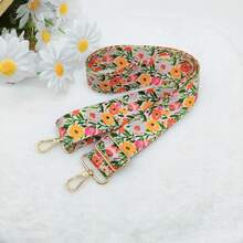 3.8CM 彩色花卉印花可調節替換包包肩帶 - 彩色 - 查看 8