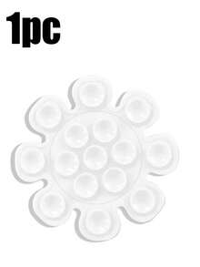 1pc/2pcs 5 Color Options Silicone Double-Sided Suction Cup Round Mobile Phone Holder, Portable Movable Phone Stand - Multicolor - View 16