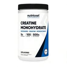 (A)Nutricost Creatine Monohydrate Micronized Powder – 5000mg Strength Boost, 100 Servings For Muscle & Power - 1 - 查看 2