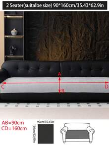 1 pieza Funda de cojín de sofá de chenilla cómoda, protector de asiento de sofá universal para todas las estaciones, almohadilla de sofá minimalista moderna antideslizante, a prueba de polvo y fácil de limpiar, suave y resistente a la decoloración, apta para mascotas, adecuada para dormitorio, oficina, sala de estar, sofá en forma de L y sofá de 1/2/3/4 plazas - Gris Claro - Ver 14