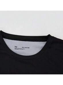 Áo thun unisex Under Armour, mẫu mới mùa hè 2026, áo thun thể thao bóng đá, áo thun cổ tròn tay ngắn thoáng khí dành cho tập luyện, chạy bộ, thể dục 25500512-001 - màu đen - Xem 9