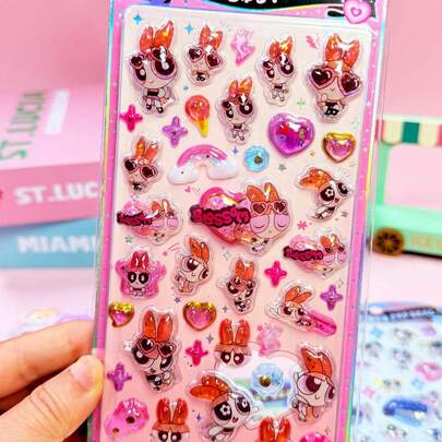 1 miếng dán trang trí 3D dễ thương, hình mèo hoạt hình, có thể tái sử dụng, chống thấm nước, dùng để trang trí điện thoại, dán pha lê, dán đá quý, phần thưởng thủ công cho học sinh và trẻ em, dán DIY, quà tặng năm mới/Ngày lễ tình nhân/Lễ Phục sinh (một số kiểu có thể có sự khác biệt về màu sắc và được gửi ngẫu nhiên), nhãn dán niêm phong, nhãn dán kẹo, sách dán.