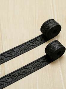 1 Roll 230cm 3D Embossed Flexible Foam Wall Decor, Luxury Crown Design, Self-Adhesive Backing Board Decor, Decorative Wall Paper Frame, Wall Mold, Adhesive Wall Mold, Backing Board Mold, Wall Mold - Multicolor - View 14