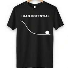 I Had Potential Shirt, Project Hail Mary T-Shirt - 黑色 - 查看 1