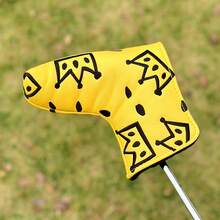 Cheese Crown Design Style - Golf Putter Cover, Golf Fashion Club Cover, Accessories Suitable For Outdoor Enthusiasts Of Both Genders, It Is A Golf Club Protective Cover Worth Having. - Multicolor - View 11