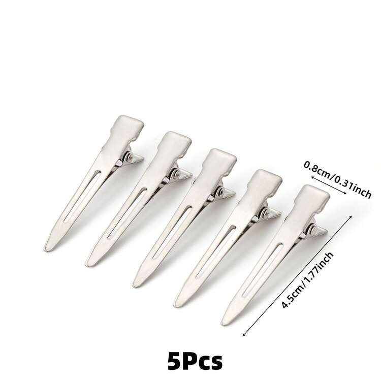 发根固定蓬松尖头发夹，洗脸发夹，发型师造型发夹，鸭嘴式发夹，用于头发分区和定位 - B - 查看 17