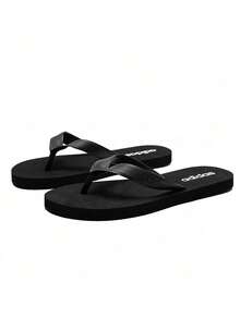 Adidas男鞋女鞋2026年新運動休閒居家日常涼拖鞋人字拖沙灘鞋JR1152 - 黑色 - 查看 8