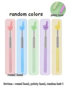 1pc Adjustable Stainless Steel Baton, Suitable For Children's Teaching And Conducting, Home Or Classroom Use, Back To School Season (Random) - Multicolor - View 9