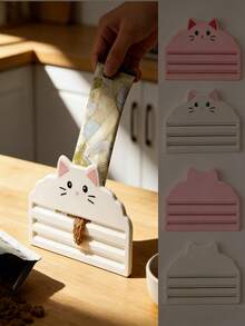 1/2个装宠物猫粮挤压器，便携式多功能猫粮挤压器，高效挤压猫粮装入袋中，最大限度地利用剩余猫粮，适用于各种猫粮袋，易于清洁和操作，适用于各种形状，居家、旅行、厨房、猫主人必备，实用便捷。 - 多色 - 查看 5