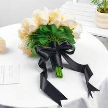 Luxury High-Quality Satin Ribbon, Solid Color Fabric Ribbon Roll, 1-1/2 Inch, 25 Yards, Suitable For Handicrafts, Baking, Gift Wrapping, Handmade Jewelry, Hair Accessories, Wedding Decorations, Sewing, Invitations, Bouquets And Christmas Decorations. - Wine Red - 查看 7