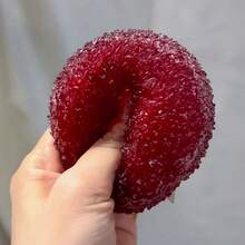 1pc  Squishy Squishy Toys  Bayberry Sensory Stress Relief Toy - Soft Squishy Fidget For Relaxation - Red - View 6