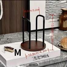 1个竹木材质一次性杯托，咖啡杯伴侣，实用家用杯垫 - 棕色 - 查看 2