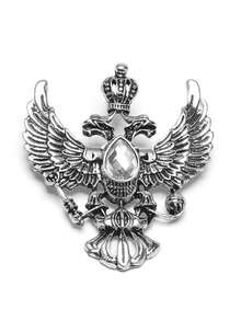 Vintage Eagle Alloy Brooch, Crown Eagle Lapel Pin Decoration For Men's Suit Jacket - Multicolor - View 11
