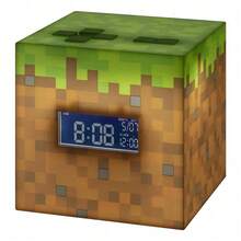 Reloj Despertador Digital De Mesa Bloque De Color cafe - cafetería - Ver 1