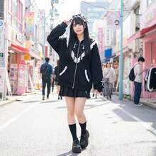 1件蕾丝大蝴蝶结发箍，洛丽塔风格发饰，洛丽塔茶会及可爱文化 - 彩色 - 查看 7