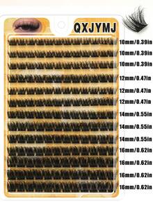 156-Pile Cluster False Eyelashes, 10-16mm Fine Individual Cluster False Eyelashes, Natural-Looking False Eyelashes, D-Shaped Curled And Fluffy Cluster False Eyelashes, DIY Eyelash Extension False Eyelash Clusters. Suitable For Travel, Daily Wear, Beginners, Single Lashes, Increasing Lash Volume, Long-Lasting Lash Extension, Thick And Natural-Looking Imitation Lashes. False Eyelash Clusters, Single Cluster False Eyelashes, False Eyelashes, Realistic False Eyelashes. - D - 查看 6