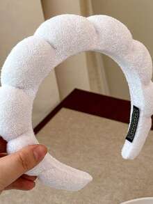 1个云朵造型可爱涤纶（聚酯纤维）发箍，四季皆宜 - 彩色 - 查看 8