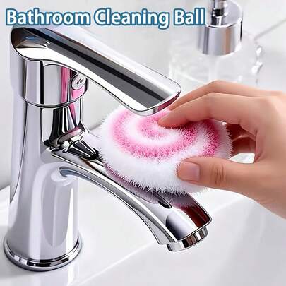 Bóng vệ sinh mạnh mẽ, Bóng vệ sinh bồn rửa, Dụng cụ vệ sinh bồn rửa, Dụng cụ vệ sinh vòi nước, Thiết kế tiện dụng, Chất tẩy rửa mặt bàn mạnh mẽ, Miếng bọt biển vệ sinh bồn rửa, Đồ dùng vệ sinh nhà bếp, Khăn lau nhà bếp