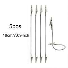 Kẹp cá sấu hai đầu bằng kim loại dẻo, đa năng, dùng để tự làm đồ. - A - Xem 12