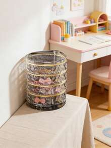 OBOVAY 1 pieza Caja de almacenamiento giratoria de múltiples capas para accesorios de cabello, adecuada para suministros para bebés, artículos esenciales para bebés, accesorios para el cabello, habitación infantil - Multicolor - Ver 7
