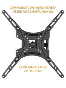 Soporte De TV Monitor Pantalla Vesa Articulado De 23 A 65 Pulgadas decoración de cuarto vanity tocador muebles para cuarto muebles escritorio vanity tocador centro de mesa mesa sillas - Negro - Ver 5