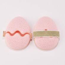 XIALIFANG Deux nettoyants : Ensemble de gros œuf doré et petit œuf doré. Utilisé pour enlever le maquillage, les masques de boue et nettoyer le visage. Fonctionne avec l'éponge de nettoyage pour créer une mousse riche. Ensemble d'éponges de nettoyage fines et amicales pour la peau - Multicolore - Voir 5