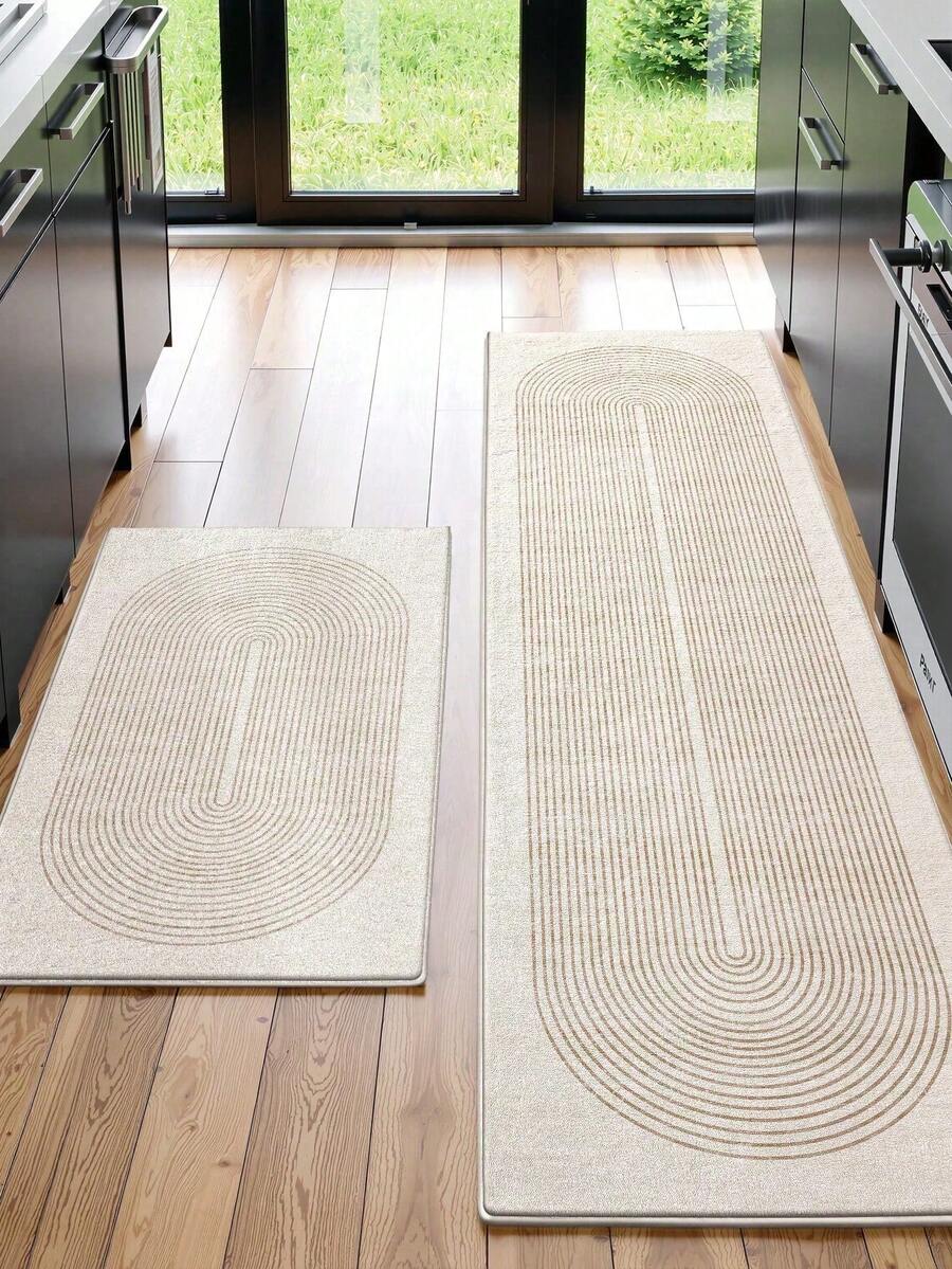 DAJIANG 1pc Thickened Velvet Doormat, Kitchen Letter Non-Slip Bottom, Comfortable Mat, Entryway Mat, Kitchen Floor Mat, Machine Washable, Easy To Clean Carpet, Home Decor, Suitable For Autumn/Winter, Christmas, Thanksgiving, Bedroom, Foyer, Etc. - Flannel Floor Mats, Living Room Rugs, Bedroom Rugs, Washable Rugs, Shag Rugs, Cozy Rugs, Soft On Feet, Home Decor Rugs, Adds Warmth, Stylish Rugs, Valentine's Day Decor, Valentines Decor - Welcome Mats, Entrance Mats, Outdoor Doormats, Absorbent Mats, Keeps Dirt Out, Front Door Mat, Cute Doormats, Easy Clean Mats, Kitchen Mats For Floor, Kitchen Rugs, Kitchen Deccor Ultra Soft Flannel Bath Mat Non-Slip Absorbent Bathroom Rug Machine Washable Floor Mat For Laundry Room And Kitchen Quick-Dry Shower Rug Anti-Skid Entryway Welcome Mat Thick Cushioned Bedside Rug Minimalist Aesthetic Room Decor Plush Microfiber Hallway Runner Indoor Balcony Floor Pad. - Nhiều màu - Xem 1