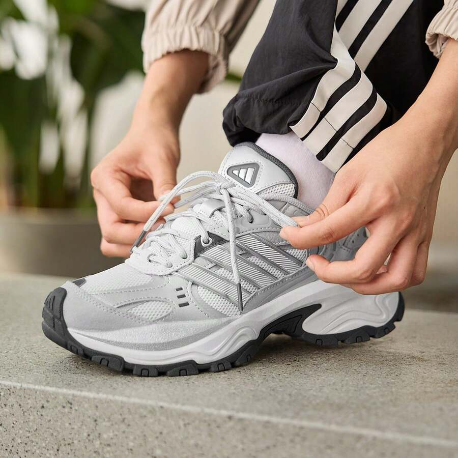 Adidas SHADOW FEVER "After Work Shoes" Celebrity Same Style Stable Shock Absorption Rebound Thick Sole Retro Versatile Chunky Sneakers - Light Grey - View 1