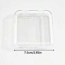 10 hộp trưng bày sơn móng tay acrylic trong suốt, hộp đựng sticker móng tay di động 75x75mm, dụng cụ làm móng (Chỉ có hộp, không kèm móng giả, vòng tay) - Nhiều màu - Xem 6