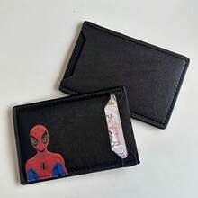 Ví đựng thẻ ID/thẻ hóa trang Người Nhện của Marvel, có thể dùng cho mọi loại người, là món quà hoàn hảo cho sinh nhật, Giáng sinh, Ngày của Cha và các dịp khác. - nhiều màu - Xem 1