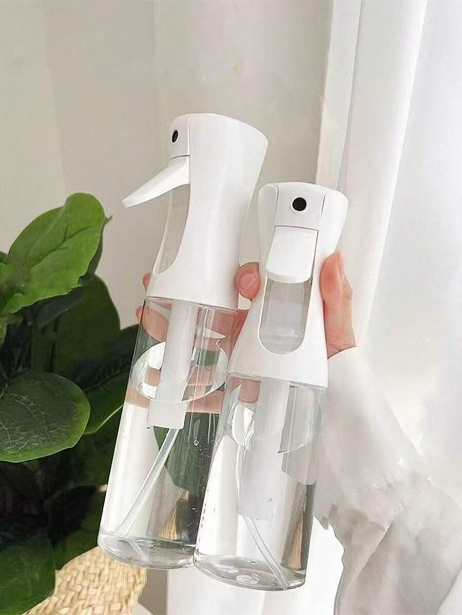 3pcs/1pc Transparent Refillable Spray Bottle, Creative Kitchen Oil Sprayer Fine Mist Condiment Bottle, Plastic Spray Bottle For Air Fryer, Olive Oil, Plants, Travel, Water, Face, Gardening, Hair, Alcohol Disinfection And Other Liquids, Outdoor Barbecue Cooking Pressure Sprayer - Multicolor - View 1