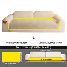 1PC Chenille Jacquard Non-Slip Sofa Cushion Pad, Pet-Friendly, Machine Washable, Suitable For 1-4 Seater Sectional Sofas, Protective Cover/Slipcover, All-Season Use, Home Decor, High-End Feel Sofa Cover. - Multicolor - View 28