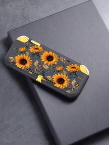 Accesorios de la consola de juegos Switch2 (2025), Funda protectora con estampado de flores margaritas, compatible con Switch2/Switch NS/Switch OLED/Lite, compatible con accesorios de consola de juegos Switch/Switch 2, juego completo, bolsa de almacenamiento, funda protectora Switch, mejor regalo compatible con jugadores de Switch - Multicolor - Ver 4