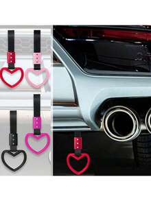 1 chiếc bọc vô lăng hình trái tim, chất liệu nylon bền chắc và vòng bảo vệ cản sau bằng nhựa ABS, thiết kế nhiều màu sắc thời trang, phù hợp cho ô tô, tàu điện ngầm và xe buýt. - A - Xem 5