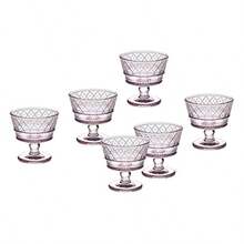Godinger Tasters Ice Cream Dessert All Purpose Serving Bowls - Pink Claro - Set of 8 - Rosado - Ver 6
