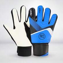 1 Pair Professional Soccer Goalkeeper Gloves, Non-Slip Finger Protection, Essential For Match And Training, Anti-Slip & Durable, Palm Cushion, Suitable For Youth, Adjustable Wrist - Multicolor - View 13
