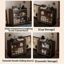 1/2pcs Bamboo Multifunctional Kitchen Shelf & Spice Rack - Light Brown Tabletop Storage Rack, Space-Saving Design, Suitable For Home, Bar, Balcony Decor - Modern Natural Wood Shelving Unit, Natural Bamboo Kitchen Organizer, Wooden Grain Finish - Multicolor - View 6