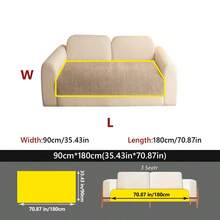 1PC Chenille Jacquard Non-Slip Sofa Cushion Pad, Pet-Friendly, Machine Washable, Suitable For 1-4 Seater Sectional Sofas, Protective Cover/Slipcover, All-Season Use, Home Decor, High-End Feel Sofa Cover. - Multicolor - View 16
