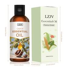 LZJV 3.4 液盎司/100毫升，1.0 液盎司/30毫升蓖麻油 - 质地柔滑，带有淡淡的甜香，适合用于香薰机、家居香氛、圣诞装饰、蜡烛和香皂。丝滑轻盈的质地带来舒缓的香氛体验。是精油香薰机的理想之选。 - 蓖麻精油 - 查看 4