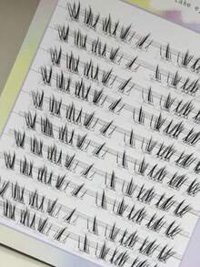 100 sợi mi giả cong hình râu mèo, dày dặn, làm thủ công, tạo cảm giác như được cấy ghép tự nhiên, rối nhẹ. - B - Xem 9