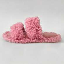 Chaussons ouverts en fourrure pour femmes, doux et confortables, avec mousse à mémoire de forme, chaussures d'intérieur - Chaussons pour femmes - Voir 4