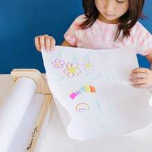 Melissa and Doug Tabletop Paper Roll Bundle 3 Rolls 12" - Blanco - Ver 5