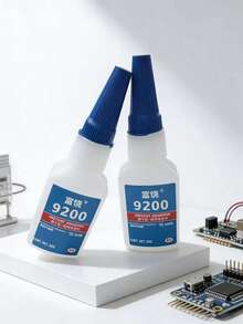 Keo dán tức thời 9200 dùng cho kim loại, nhựa, cao su, chịu nhiệt độ cao, độ bền cao, có thể dán nhiều loại kim loại, nhựa, vật liệu đàn hồi, PVC, v.v., trong suốt và chống thấm nước. - 9200 - Xem 9
