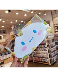 SANRIO 1/Piece Merlot Cinnamon Roll Pudding Dog Image Ice Cube Mold, With Pink Rabbit Ear Design And Seven Compartments Of Three-Dimensional Small Mold Cavity, Suitable For Making Creative Beverage Ice Cubes, Adding Fun Visual Effects To Summer Cold Drinks - Multicolor - View 4