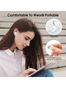 New Air Pro 2 Wireless Bluetooth Headphones With Pop Up Noise Cancellation Earbuds For IPhone IOS Android Compatible With Air Pods Air4 Audifonos Bluetooh TWS Wireless Earphones Light Weight For Smart Phone Tablet - 查看 5